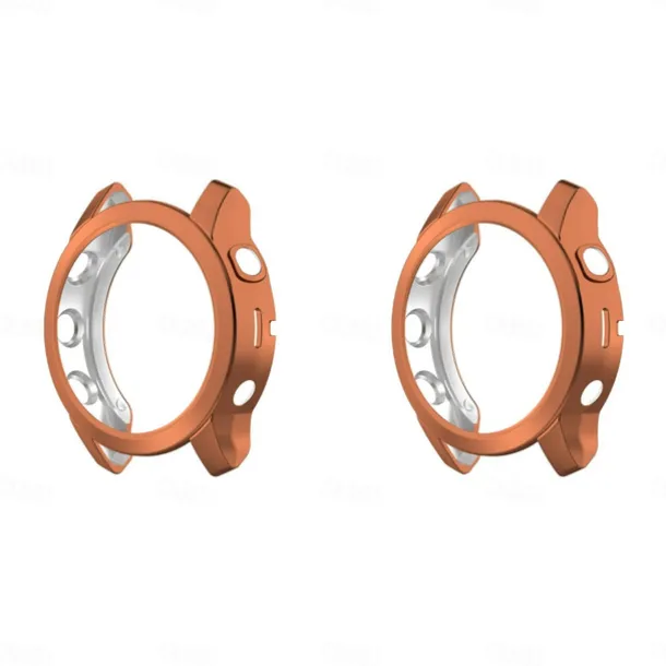 2 Pack Watch Case Compatible with Garmin Fenix 7S / Fenix 7 / Fenix 7X Scratch Resistant Ultra-thin Shockproof Soft TPU Watch Cover
