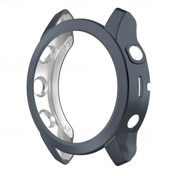 2 Pack Watch Case Compatible with Garmin Fenix 7S / Fenix 7 / Fenix 7X Scratch Resistant Ultra-thin Shockproof Soft TPU Watch Cover