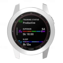 2 Pack Watch Case Compatible with Garmin Fenix 7S / Fenix 7 / Fenix 7X Scratch Resistant Ultra-thin Shockproof Soft TPU Watch Cover