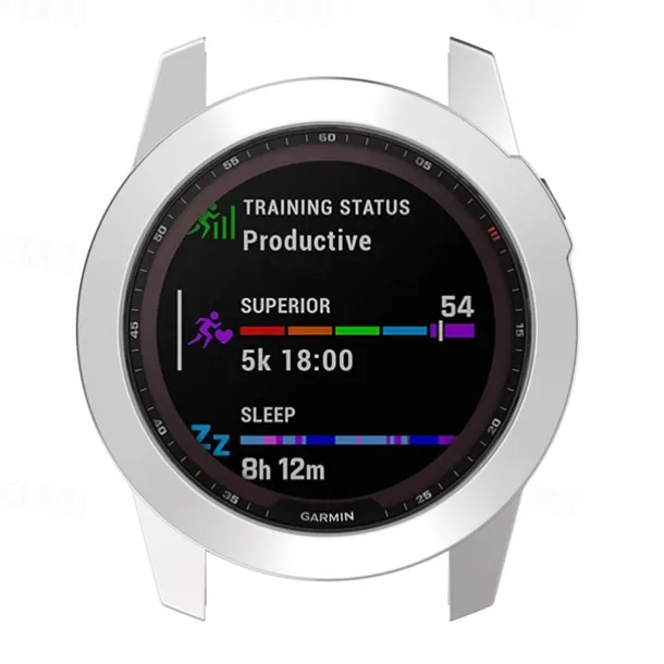 2 Pack Watch Case Compatible with Garmin Fenix 7S / Fenix 7 / Fenix 7X Scratch Resistant Ultra-thin Shockproof Soft TPU Watch Cover