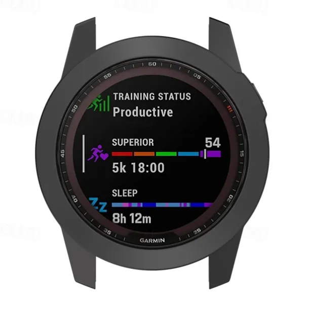 2 Pack Watch Case Compatible with Garmin Fenix 7S / Fenix 7 / Fenix 7X Scratch Resistant Ultra-thin Shockproof Soft TPU Watch Cover