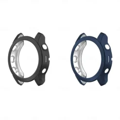2 Pack Watch Case Compatible with Garmin Fenix 7S / Fenix 7 / Fenix 7X Scratch Resistant Ultra-thin Shockproof Soft TPU Watch Cover