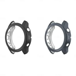 2 Pack Watch Case Compatible with Garmin Fenix 7S / Fenix 7 / Fenix 7X Scratch Resistant Ultra-thin Shockproof Soft TPU Watch Cover