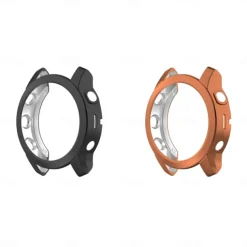 2 Pack Watch Case Compatible with Garmin Fenix 7S / Fenix 7 / Fenix 7X Scratch Resistant Ultra-thin Shockproof Soft TPU Watch Cover