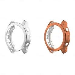 2 Pack Watch Case Compatible with Garmin Fenix 7S / Fenix 7 / Fenix 7X Scratch Resistant Ultra-thin Shockproof Soft TPU Watch Cover