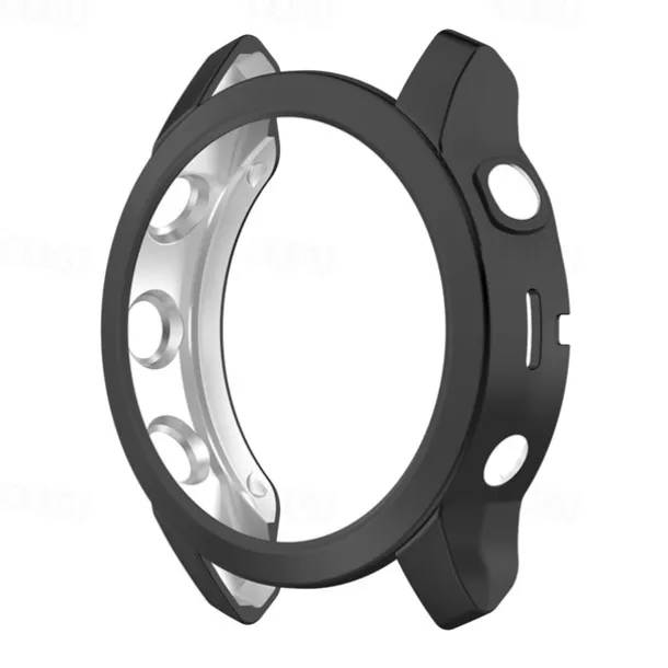 2 Pack Watch Case Compatible with Garmin Fenix 7S / Fenix 7 / Fenix 7X Scratch Resistant Ultra-thin Shockproof Soft TPU Watch Cover