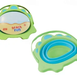 3 Packs Foldable Pail Bucket with Shovels Collapsible Buckets Multi Purpose for Beach Camping Gear Beach Party Fishing and Fun Summer Activities