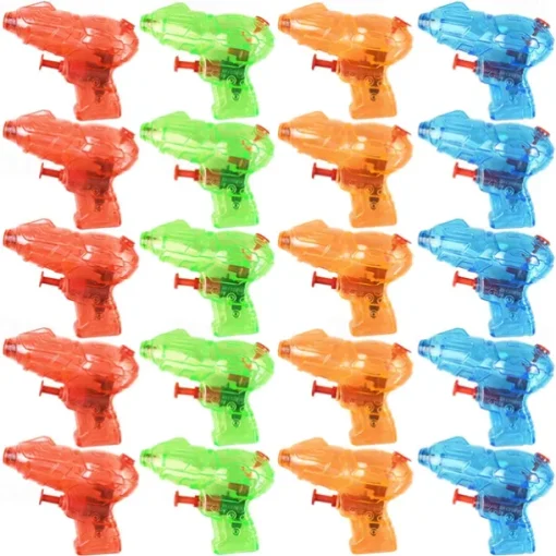 20 Packs Water Gun for Kids Squirt Toys Outdoor Beach Swimming Pool Game Summer Party Favor(Random Color)