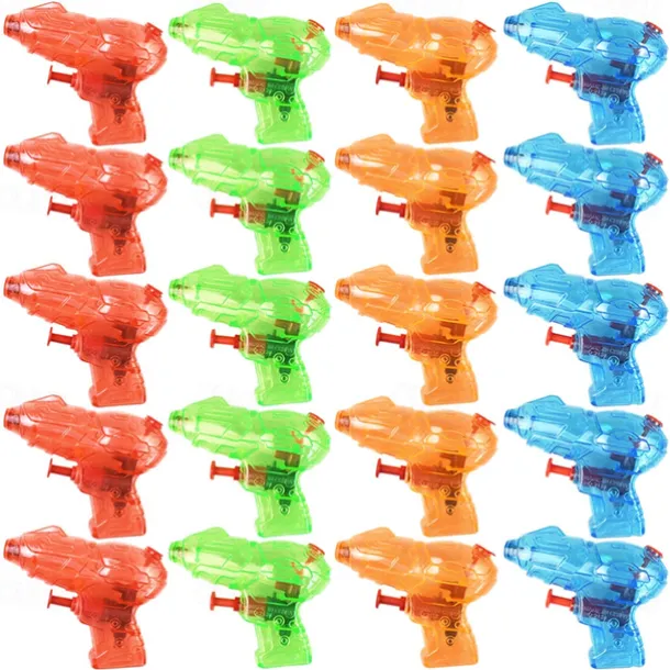 20 Packs Water Gun for Kids Squirt Toys Outdoor Beach Swimming Pool Game Summer Party Favor(Random Color)