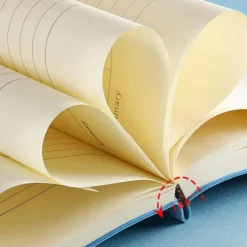 400 Pages A4 Notebook College Student Art Exquisite Thickened Large Notepad A5 Office High-end Pu Leather Work Conference Record Book Horizontal Line Diary