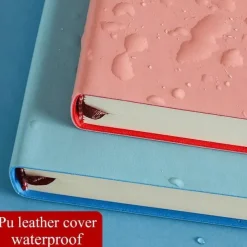 400 Pages A4 Notebook College Student Art Exquisite Thickened Large Notepad A5 Office High-end Pu Leather Work Conference Record Book Horizontal Line Diary