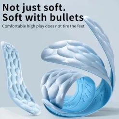 1 Pair Comfortable Gel Insoles with Massage Pebble Design – Arch Support and Shock Absorption for All-Day Foot Comfort