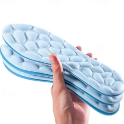 1 Pair Comfortable Gel Insoles with Massage Pebble Design – Arch Support and Shock Absorption for All-Day Foot Comfort