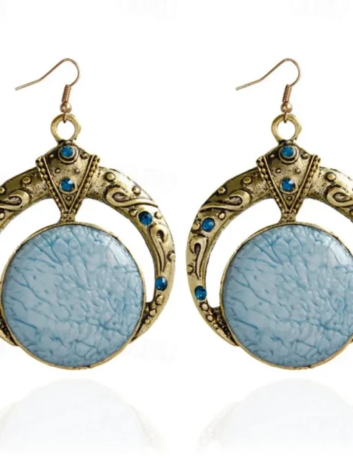 1 Pair Drop Earrings For Women's Party Evening Gift Date Alloy Vintage Style Fashion