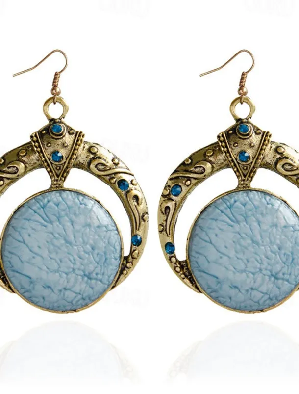 1 Pair Drop Earrings For Women's Party Evening Gift Date Alloy Vintage Style Fashion