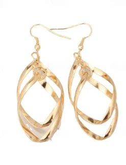 1 Pair Drop Earrings For Women's Party Evening Gift Date Alloy Fancy Fashion