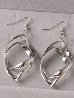 1 Pair Drop Earrings For Women's Party Evening Gift Date Alloy Fancy Fashion