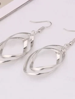 1 Pair Drop Earrings For Women's Party Evening Gift Date Alloy Fancy Fashion