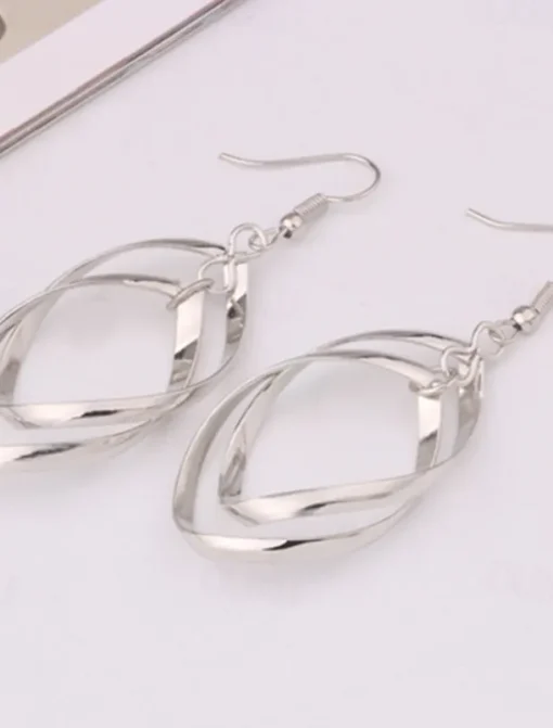 1 Pair Drop Earrings For Women's Party Evening Gift Date Alloy Fancy Fashion