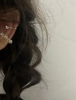 1 Pair Ear Cuff For Women's Wedding Gift Date Alloy Fancy Fashion Diamond