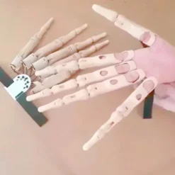 1 Pair Halloween Props Articulated Fingers Halloween Activity Finger Joints Outdoor Party Props Halloween Skeleton Decoration
