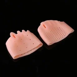 1 Pair Hallux Valgus Corrector, Toe Separators Toe Spacers Split Toe Device, Five Toes Forefoot Pad, Silicone Wearable Shoes for Women