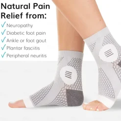 1 Pair Neuropathy Socks for Women and Men - Toeless Compression Socks Foot Neuropathy Socks, Peripheral Neuropathy Socks, Diabetic Neuropathy Socks, Arthritis Sock