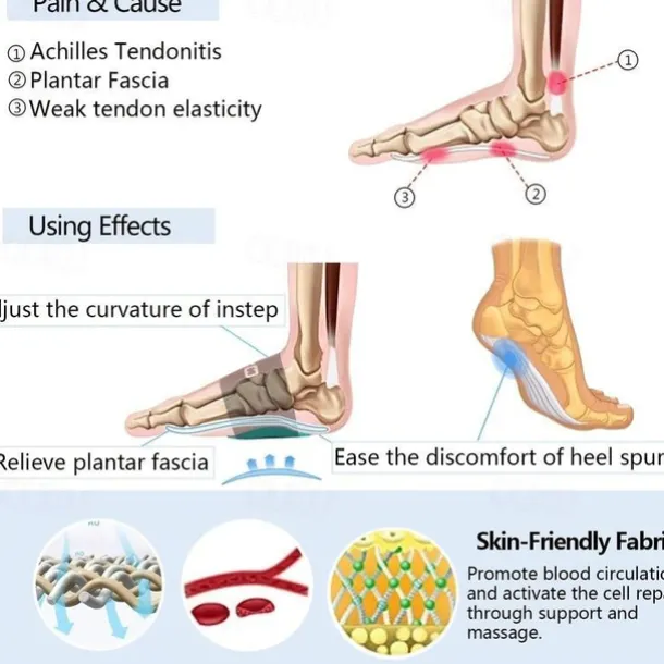 1 Pair Shock Absorption / Relieves Stress / Wearable Insole & Inserts EVA Forefoot All Seasons Men's / Women's Blue