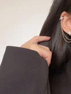 1 Pair Stud Earrings Drop Earrings For Women's Birthday Party Evening Date Alloy Fancy Fashion Star