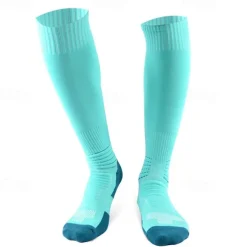 2 Pairs Men's Compression Socks Plain Knee High Socks Black White Hiking Socks Sports Outdoor Ski Hiking Daily Four Season Stylish Classic