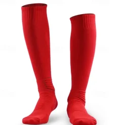 2 Pairs Men's Compression Socks Plain Knee High Socks Black White Hiking Socks Sports Outdoor Ski Hiking Daily Four Season Stylish Classic