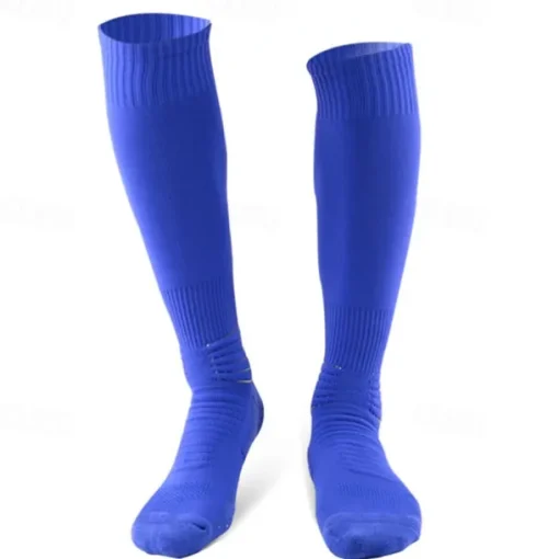 2 Pairs Men's Compression Socks Plain Knee High Socks Black White Hiking Socks Sports Outdoor Ski Hiking Daily Four Season Stylish Classic