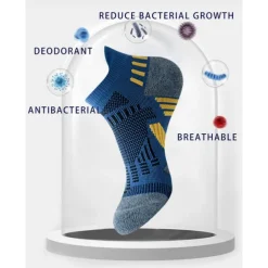 2 Pairs Men's Running Socks Low Cut Socks White Color Casual Daily Basic Medium Four Seasons Stylish Traditional Classic