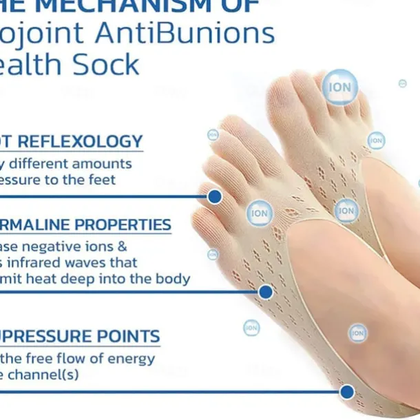 5 Pairs Orthopedic Toe Compression Sock Women's Toe Socks Projoint Antibunions Health Sock - Sock Align Toe Socks for Bunion - Anti Bunion Socks for Women and Men