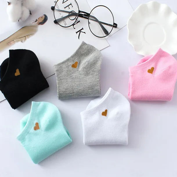 5 Pairs Women's Ankle Socks Low Cut Socks Work Daily Holiday Retro Polyester Casual Vintage Retro Casual Cute Socks