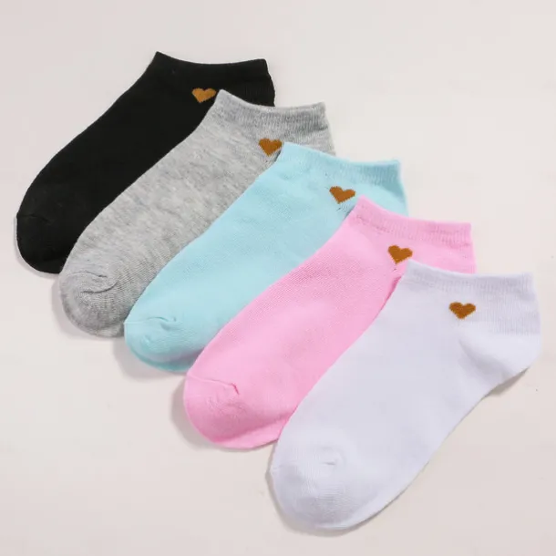 5 Pairs Women's Ankle Socks Low Cut Socks Work Daily Holiday Retro Polyester Casual Vintage Retro Casual Cute Socks