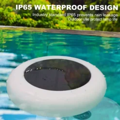 1 Pc LED Solar Groud Lights Outdoor Waterproof RGB Colorful Light Pool Light Ground Plug in Dual purpose Split Design IP65 Waterproof Courtyard Garden Lawn Path Pool Fountain Landscape Decorative Light