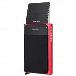 1 Pc Slim Aluminum Wallet Credit Card Holder RFID Wallet Metal Thin Slim Bank Card Case Men Women Pop-up Credit Card Bag