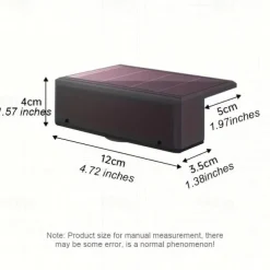 4/8 Pcs High brightness solar waterproof wall lamp, courtyard garden fence decorative wall lamp