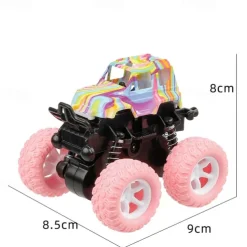 4 Pcs lnertial Off-road Vehicle Toys Super Resistant Climbing Car Model BabyCar Children Four-wheel-drive Boy Toy Car