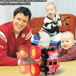 4 Pcs lnertial Off-road Vehicle Toys Super Resistant Climbing Car Model BabyCar Children Four-wheel-drive Boy Toy Car