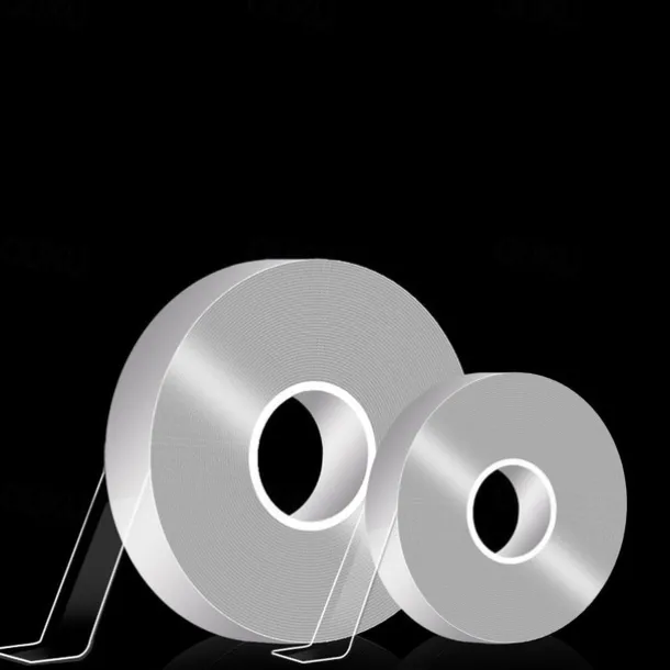 2 PCS Nano Tape with No Trace Magic Adhesive Transparent Adhesive High Viscosity Strong Acrylic Double-Sided Adhesive