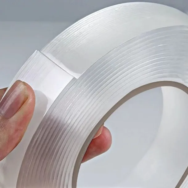 2 PCS Nano Tape with No Trace Magic Adhesive Transparent Adhesive High Viscosity Strong Acrylic Double-Sided Adhesive