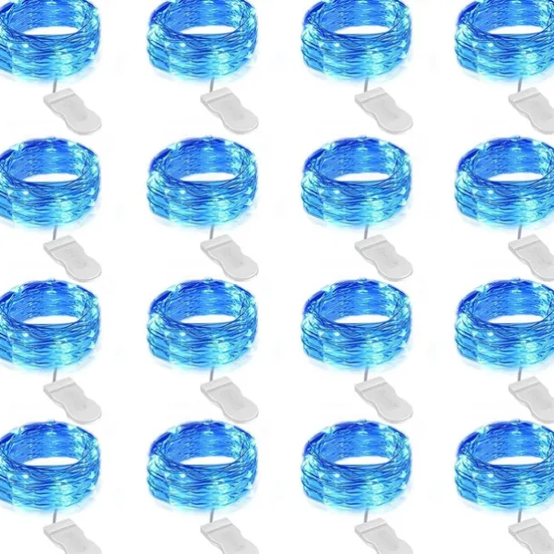 30 PCS 12PCS 6PCS Fairy Lights Battery Operated (Included) 600LED 240LED 120LED Mini String Lights Waterproof Copper Wire Firefly Starry Lights for Halloween Party Christmas Festivals Decorations