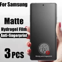 3 pcs Screen Protector For Samsung Galaxy S25 Ultra S25 Ultra Plus S24 Ultra Plus S23 S22 S21 S20 Plus Ultra Note 20 Ultra 10 Plus TPU Hydrogel Matte Anti Bubbles Anti-Fingerprint Ultra Thin Scratch
