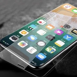 5 pcs Screen Protector For Apple iPhone 16 iPhone 15 14 Pro Max Tempered Glass 9H Hardness Anti-Fingerprint High Definition Explosion Proof 3D Touch Compatible