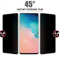 2 pcs Screen Protector For Samsung Galaxy S25 Ultra S25 Ultra Plus S24 Ultra Plus S23 S22 S21 S20 Plus Ultra Note 20 Ultra 10 Plus TPU Hydrogel Privacy Anti-Spy Anti Bubbles Anti-Fingerprint Ultra