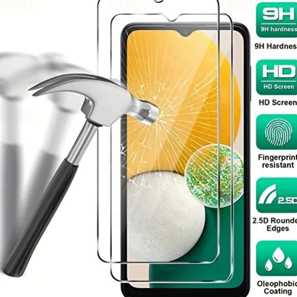2 pcs Screen Protector For Samsung Galaxy S25 Ultra Plus A54 A34 A14 A73 A53 A33 A23 A13 A72 A52 A42 A32 A22 A12 A02 A71 A51 A41 A31 A21 A11 A01 Tempered Glass 9H Hardness Anti-Fingerprint High