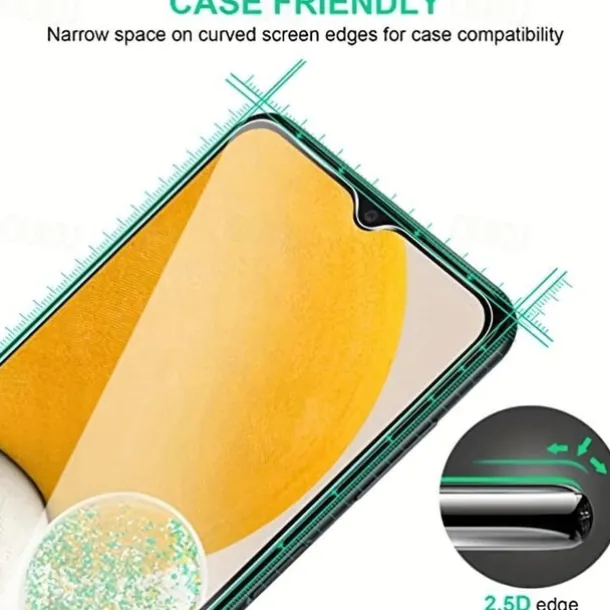 2 pcs Screen Protector For Samsung Galaxy S25 Ultra Plus A54 A34 A14 A73 A53 A33 A23 A13 A72 A52 A42 A32 A22 A12 A02 A71 A51 A41 A31 A21 A11 A01 Tempered Glass 9H Hardness Anti-Fingerprint High