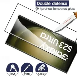 2 pcs Screen Protector For Samsung Galaxy S25 Ultra S25 Ultra Plus S24 Ultra Plus S23 S22 S21 S20 Ultra Plus FE S10 Tempered Glass 9H Hardness Anti Bubbles Anti-Fingerprint High Definition 3D Touch